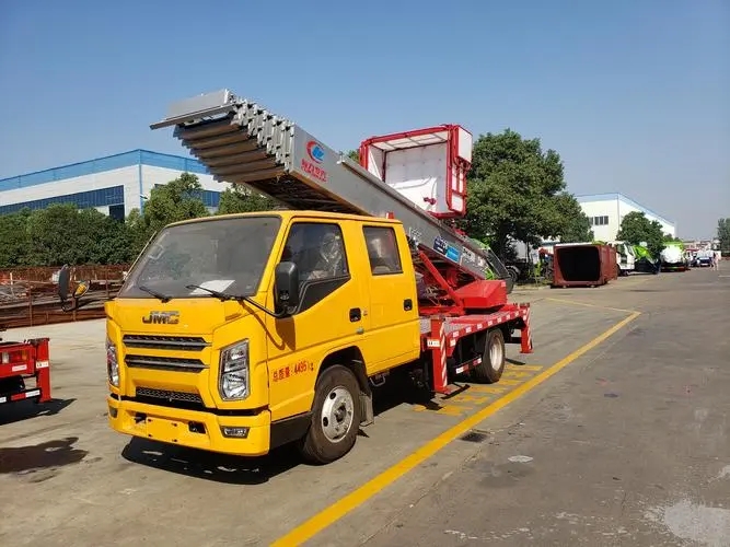 隆昌附近云梯车出租 砂石搬运